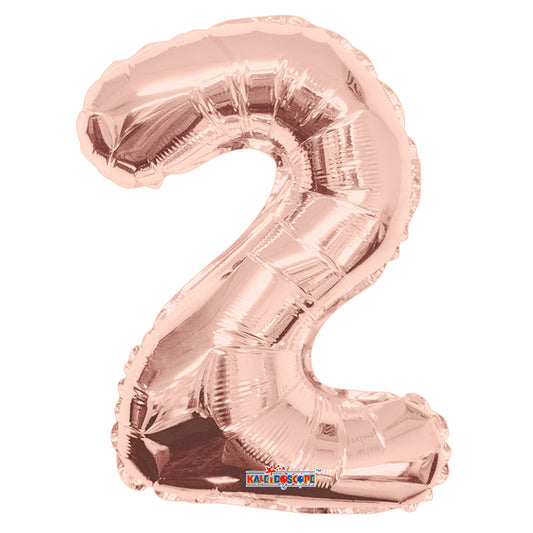 SC Number 2 Rose Gold Shape