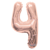 SC Number 4 Rose Gold Shape