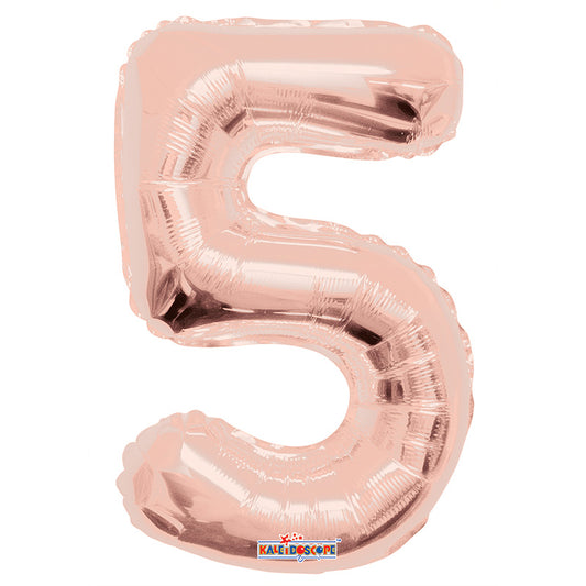 SC Number 5 Rose Gold Shape