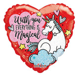 PR Unicornio Amor Holográfico