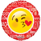 PR Te quiero, carita feliz con beso