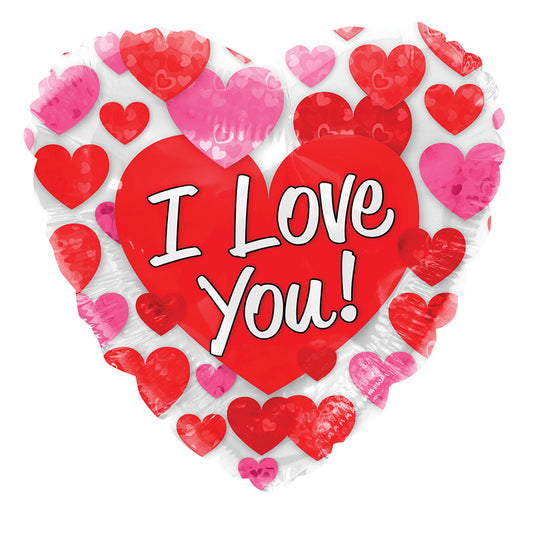 PR Te amo Corazones Prismáticos