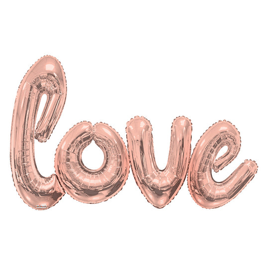 53" W SC Rose Gold Love Script - Assortment