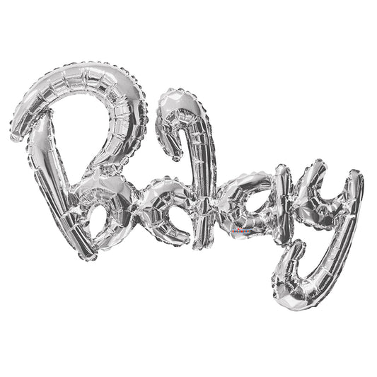 SC Silver Bday Script Shape