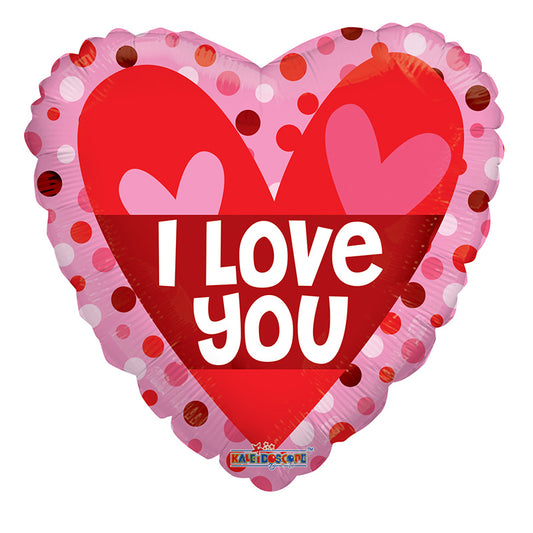 BV Te amo con dos corazones