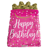 Bolsa de regalo de cumpleaños PR forma