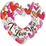 Forma de corazones de moda PR