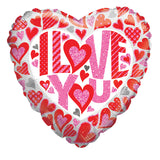 Corazones brillantes holográficos PR Ily