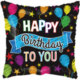 PR Birthday Balloons & Banner