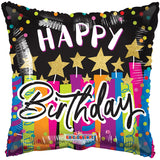 Velas y estrellas de cumpleaños de PR