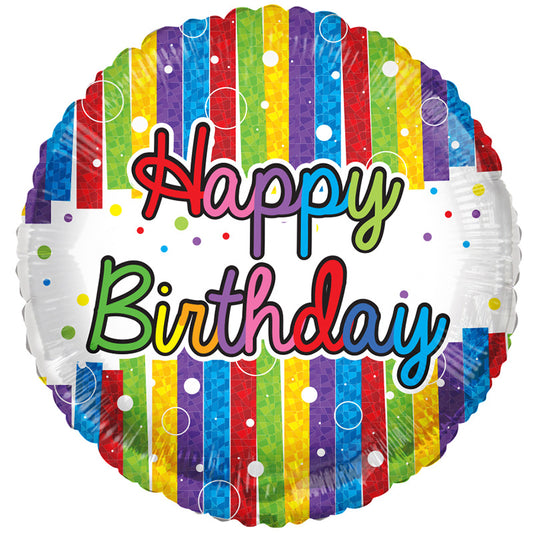 BV Birthday Prismatic Lines