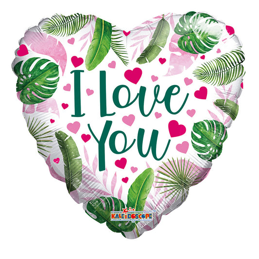 W PR Corazones y hojas de amor