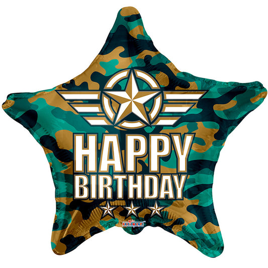 Camuflaje de cumpleaños de relaciones públicas