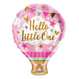 Hola pequeñín, globo rosa