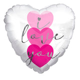 BV Te amo Corazones pastel