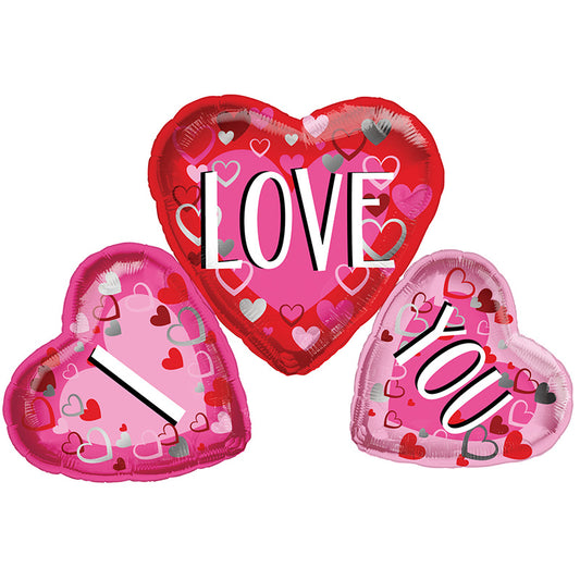 PR Ily 3 Forma de corazones