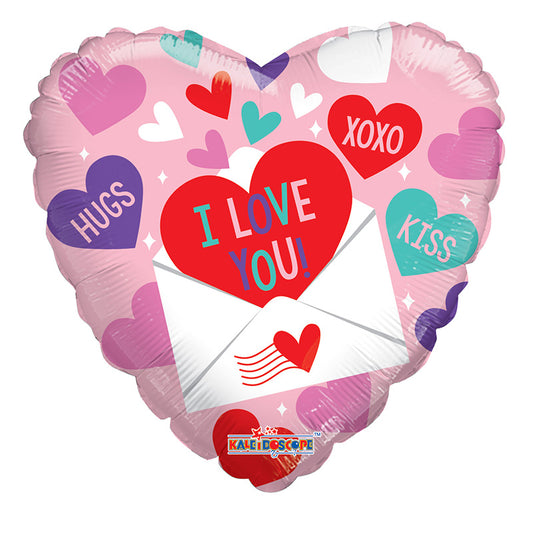 PR Ily Envelope And Hearts Gb