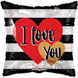 PR Ily Hearts And Lines Holographic