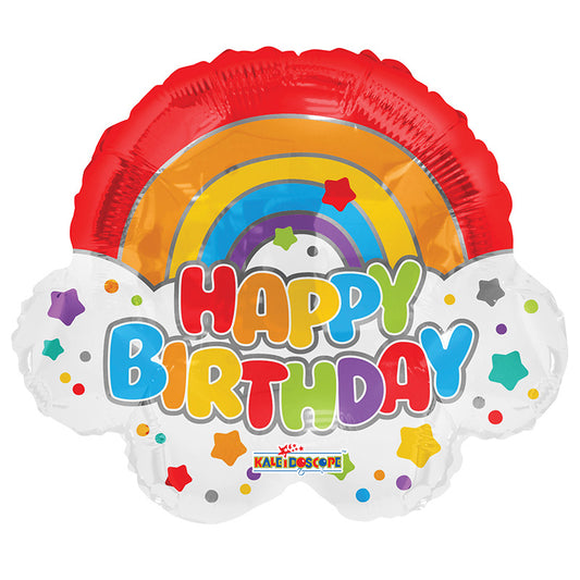 Forma de arcoíris de cumpleaños de PR