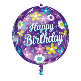 Bday Flowers On Purple KS