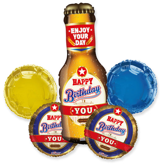 BB Bday Beer Bouquet - Assortment (5 pcs)