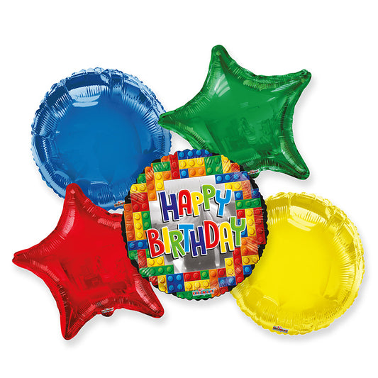 BB Bday Blocks Bouquet - Assortment (5 pcs)