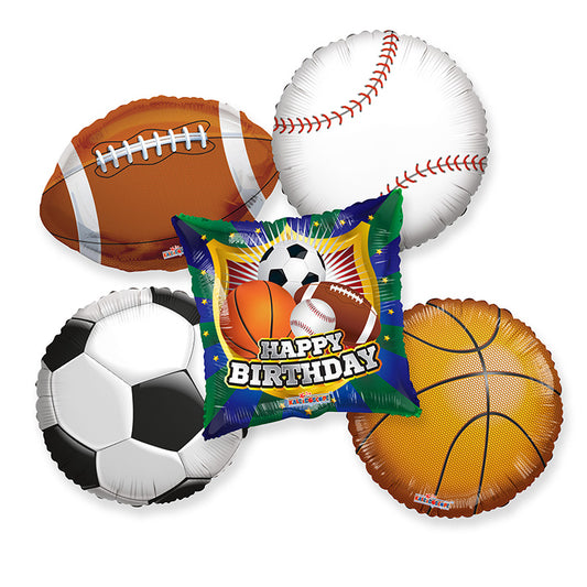 BB Bday Sports Bouquet - Assortment (5 pcs)