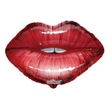 Labios rojos de relaciones públicas