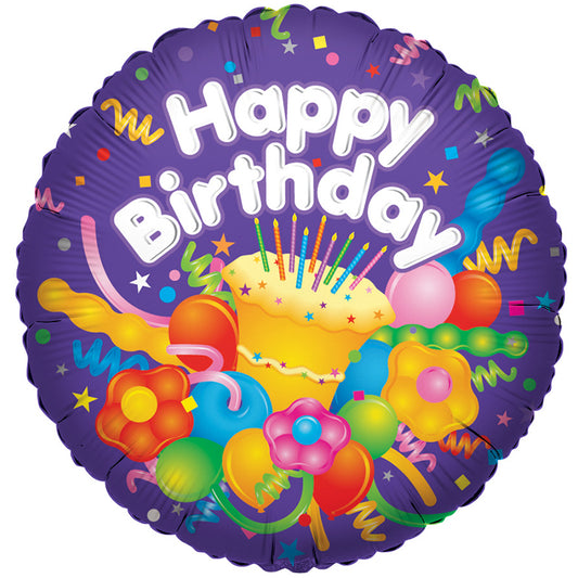 PR Feliz cumpleaños con pastel
