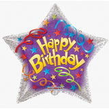 Estrella de los streamers de cumpleaños de PR