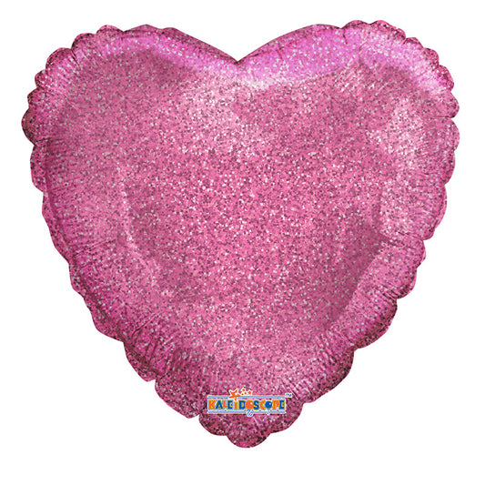 BV Pink Glitter Heart