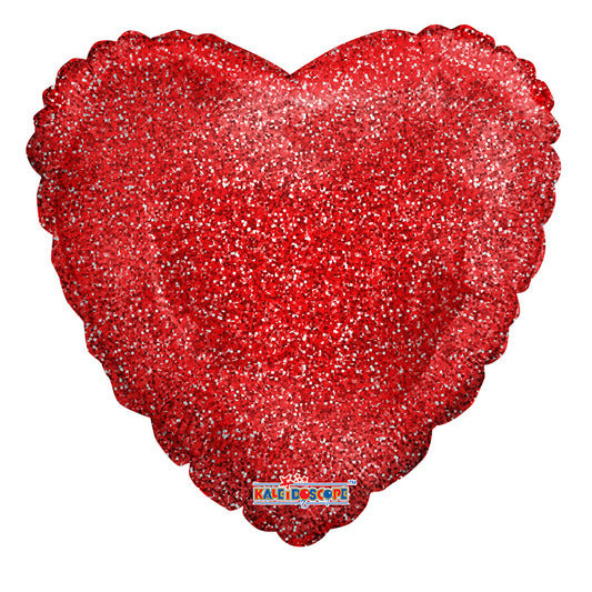 BV Red Glitter Heart