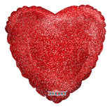BV Red Glitter Heart