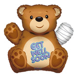 Oso de peluche PR con vendas para desear una pronta recuperación