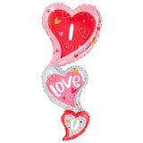 PR Ily 3 Forma de corazones de pie