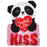 PR Sellado con una forma de panda de beso