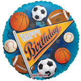 Estandarte deportivo de cumpleaños de SV
