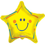 SV Yellow Happy Face Star