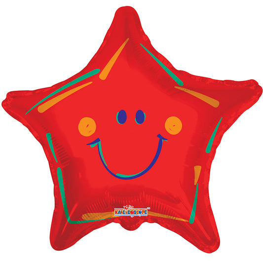 SV Red Happy Face Star