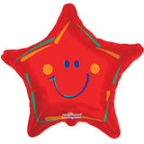 SV Red Happy Face Star
