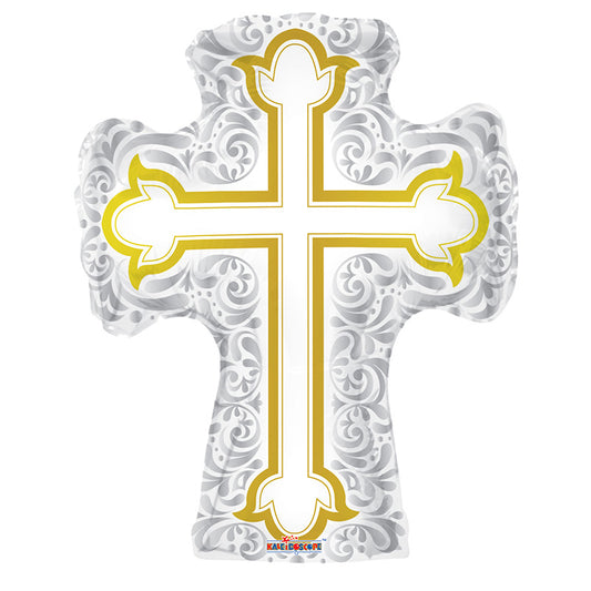 Cruz de plata y oro de BV