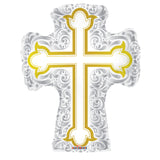 Cruz de plata y oro de BV
