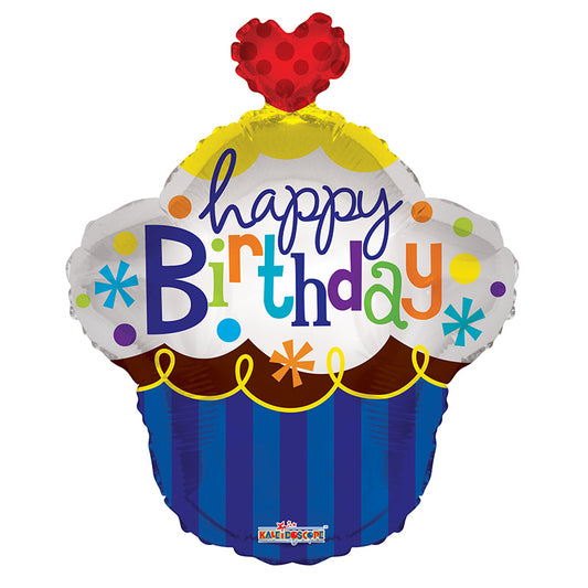 Pastel de cumpleaños PR con forma de corazón