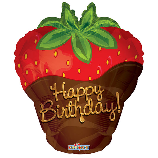 Forma de cumpleaños de fresa PR