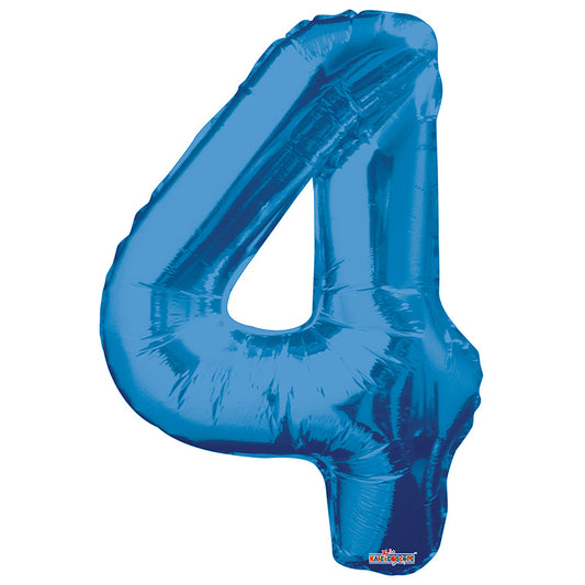 SC Número 4 Forma Azul Real