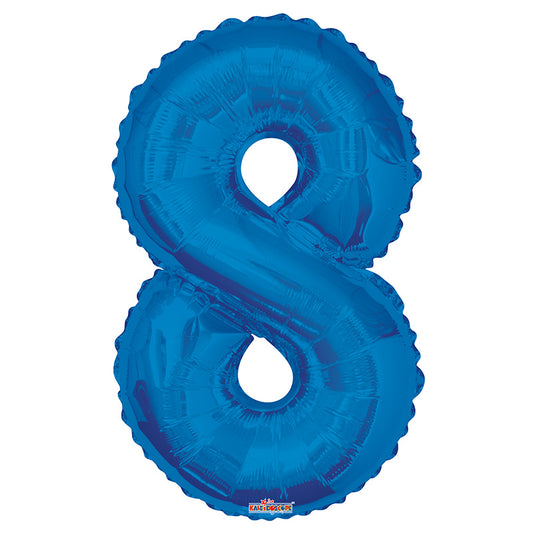 SC Número 8 Forma Azul Real