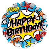 Cómic de cumpleaños de PR