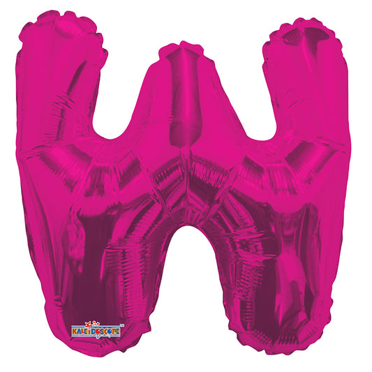 SC Letter W Hot Pink