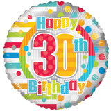BV Feliz 30º cumpleaños Dots &amp; Lines