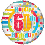 BV Feliz 60 cumpleaños Dots &amp; Lines
